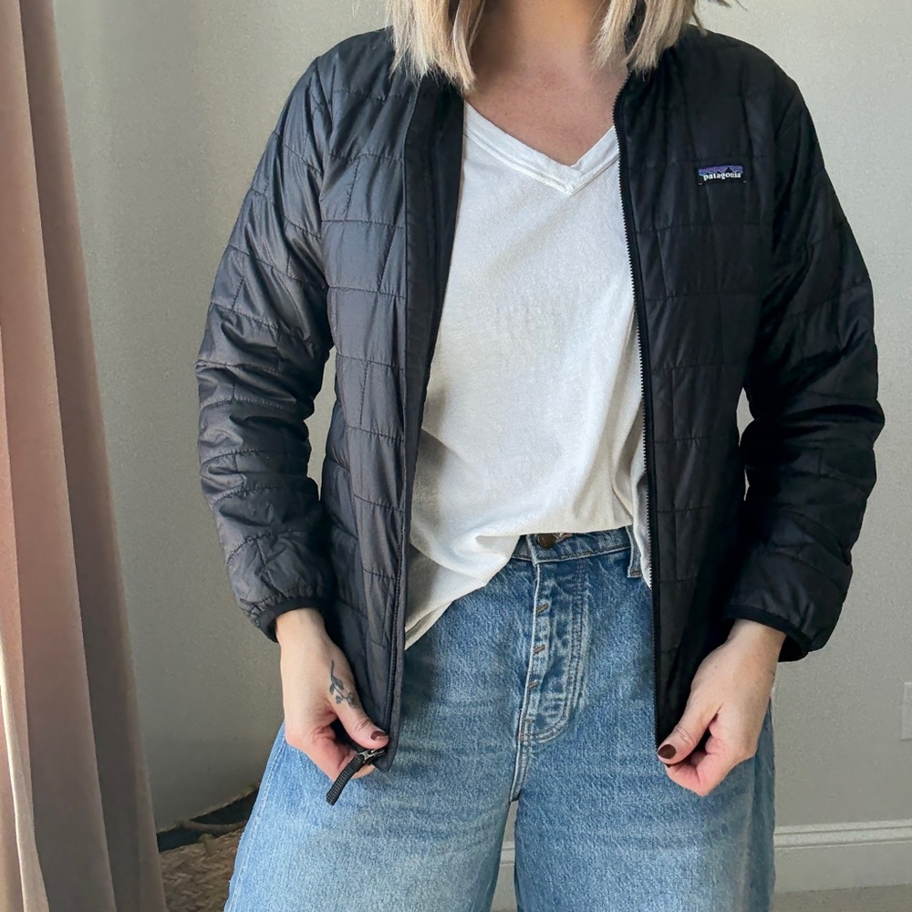 Patagonia Black Quilted Puffer Jacket